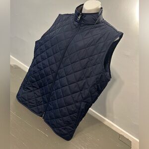 Peter Millar Quilted Dark Blue Vest